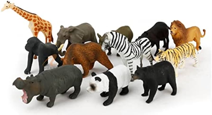 Amazon.co.jp: 動物 模型 モデル フィギュア 野生動物 おもちゃ